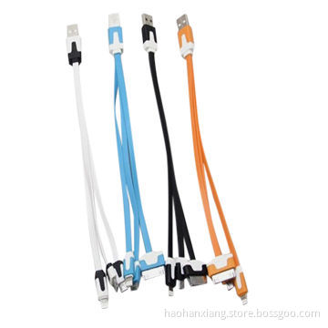 Multifunction 3-in-1 USB 2.0 Data Charging Cable for iPhone 4/5/micro